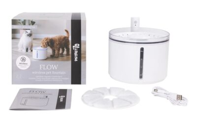 FLOW  draadloze drinkfontein wit